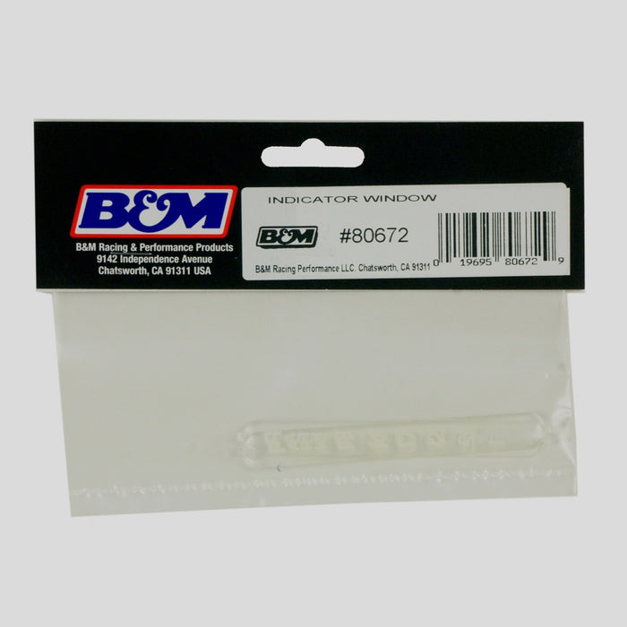 B&M 80672 Automatic Transmission Shift Indicator Window or Decal Standard Pattern - Truck Part Superstore