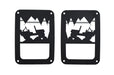 Kentrol 80702 Jeep JK Heritage Taillight Guard 07-18 Wrangler JK Textured Black Kentrol - Truck Part Superstore