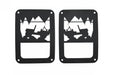 Kentrol 80702 Jeep JK Heritage Taillight Guard 07-18 Wrangler JK Textured Black Kentrol - Truck Part Superstore