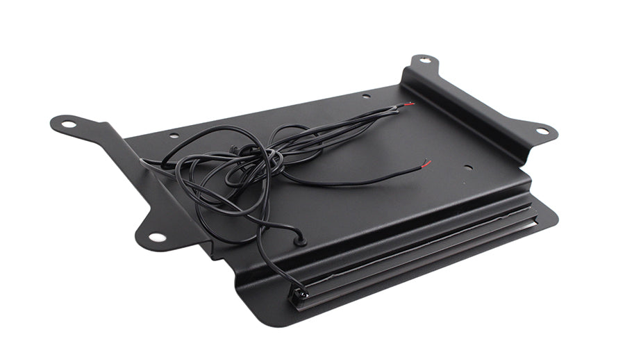 Kentrol 80703 Jeep JK BackSide License Plate Mount with LED's 07-18 Wrangler JK Textured Black Kentrol - Truck Part Superstore