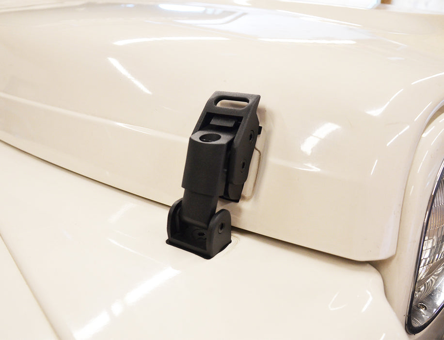 Kentrol 80705 Jeep TJ Hood Catch Kit 97-06 Wrangler TJ Textured Black Kentrol - Truck Part Superstore
