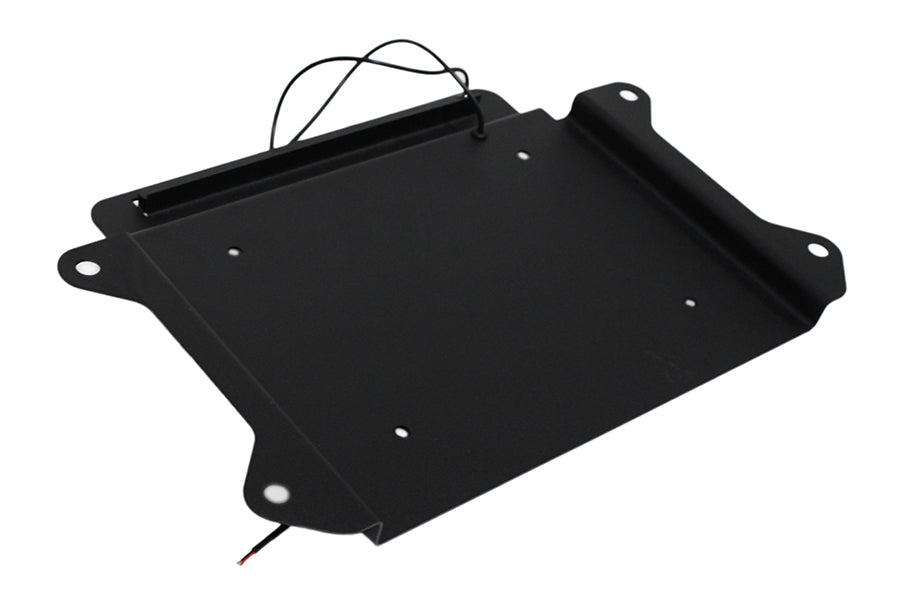 Kentrol 80707 Jeep JK BackSide License Plate Mount with LED's 07-09 Wrangler JK Textured Black Kentrol - Truck Part Superstore