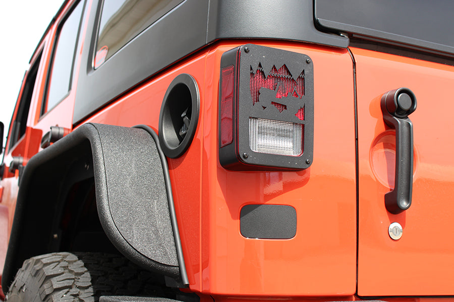 Kentrol 80708 Jeep JK Plate Delete Badge 07-18 Wrangler JK Textured Black Kentrol - Truck Part Superstore