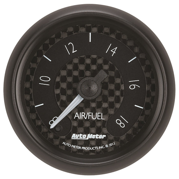 AutoMeter 8070 GAUGE; AIR/FUEL RATIO-WIDEBAND; ANALOG; 2 1/16in.; 8:1-18:1; STEPPER MOTOR; GT - Truck Part Superstore