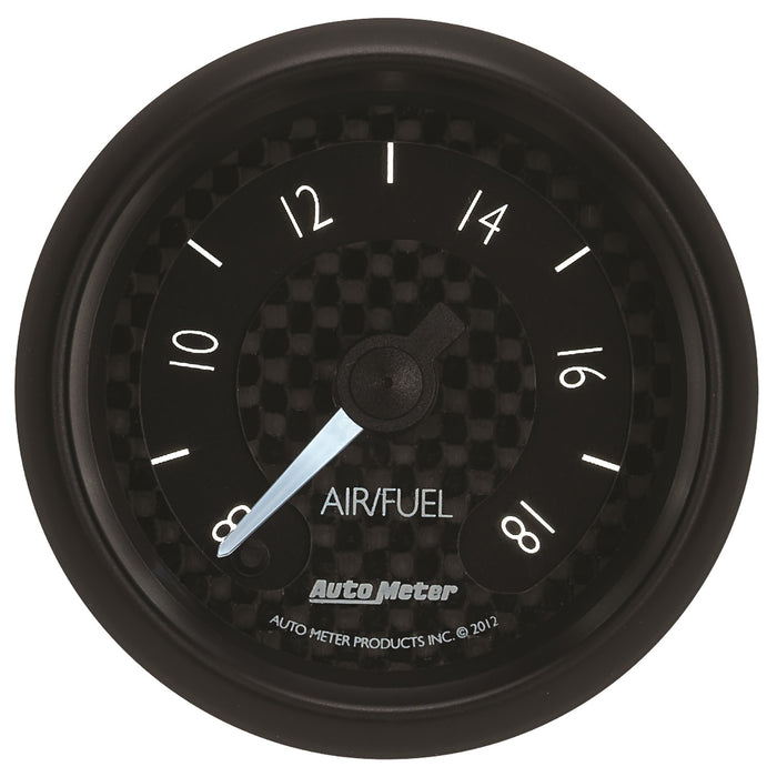 AutoMeter 8070 GAUGE; AIR/FUEL RATIO-WIDEBAND; ANALOG; 2 1/16in.; 8:1-18:1; STEPPER MOTOR; GT - Truck Part Superstore