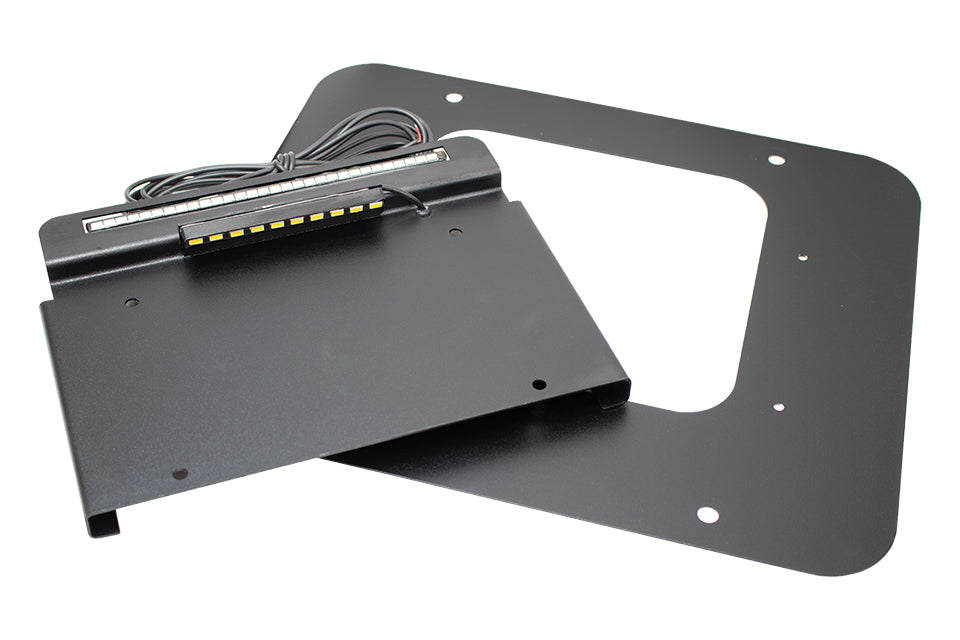 Kentrol 80710 Jeep TJ BackSide License Plate Mount with LED For 97-06 Wrangler TJ Kentrol - Truck Part Superstore