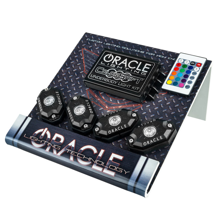 Oracle Lighting 8073-504 Bluetooth ColorSHIFT Underbody Rock Light RF Display - Truck Part Superstore