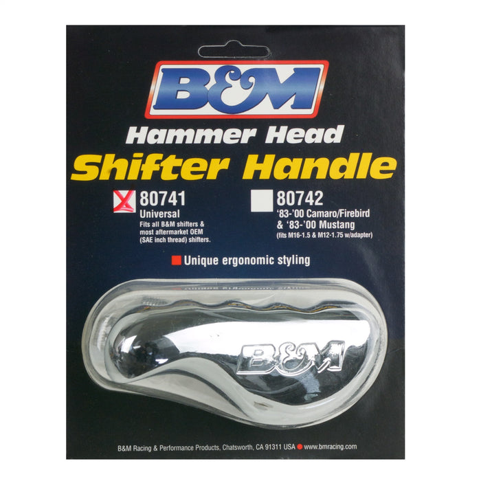 B&M 80741 Hammer Head T-Handle Auto Trans Shift Knob - Truck Part Superstore