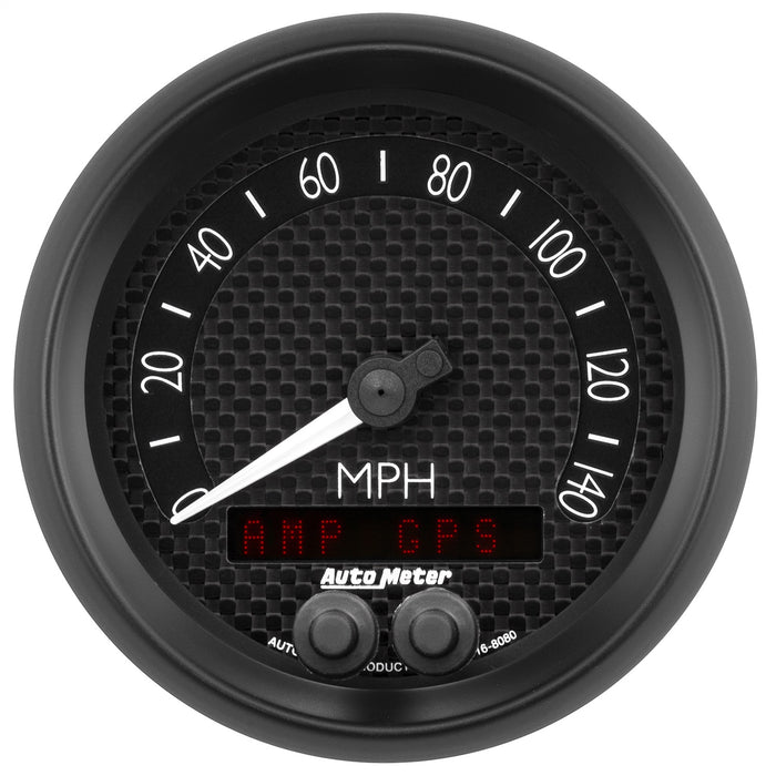 AutoMeter 8080 GAUGE; SPEEDOMETER; 3 3/8in.; 140MPH; GPS; GT - Truck Part Superstore