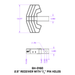GEN-Y Hitch GH-0160 2.5" Shank 3/4" pin holes ONLY compatible w/ 32K MEGA-DUTY Serrated Hitch Step - Truck Part Superstore