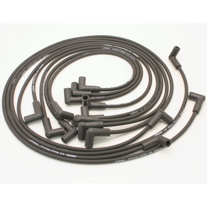 Pertronix 808213 Wires, 8cyl Custom black 74-82 Vette - Truck Part Superstore