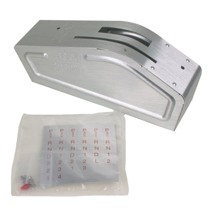 B&M 80821 Automatic Transmission Shift Top Cover; Chrome Plate; For Pro Ratchet; - Truck Part Superstore