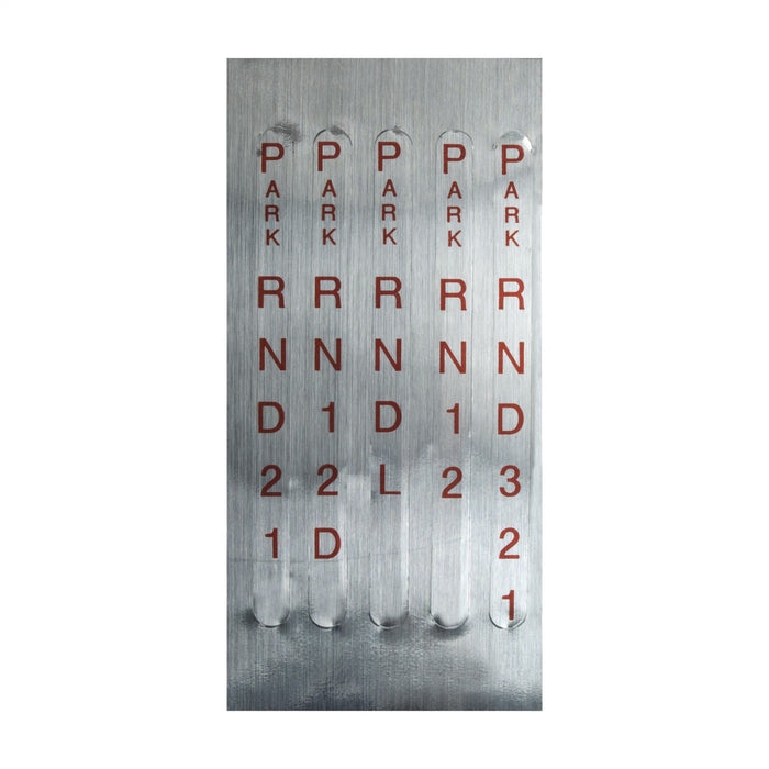 B&M 80847 Automatic Transmission Shift Indicator Window or Decal Reverse Pattern - Truck Part Superstore