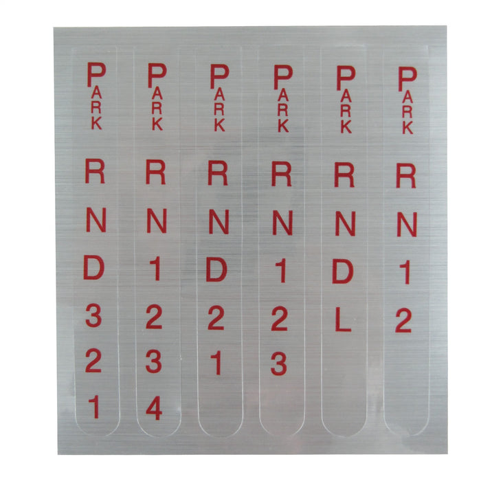 B&M 80848 Automatic Transmission Shift Indicator Window or Decal Reverse Pattern - Truck Part Superstore