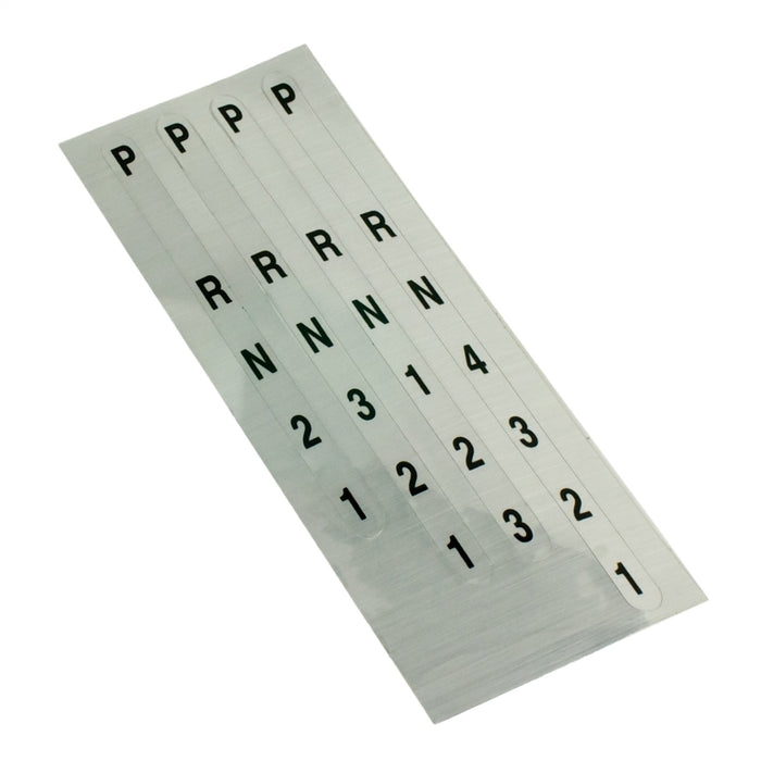 B&M 80869 Automatic Transmission Shift Indicator Window or Decal Reverse Pattern - Truck Part Superstore
