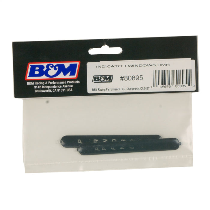 B&M 80895 Automatic Transmission Shift Indicator Window or Decal Standard Pattern - Truck Part Superstore