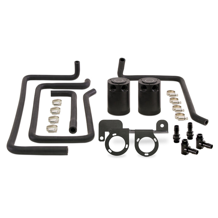 Mishimoto MMBCC-G37-08PBE Baffled Oil Catch Can System, fits Infiniti G37 2007-2013 - Truck Part Superstore
