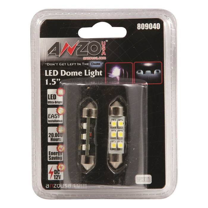 Anzo USA 809040 Dome Light Bulb; Universal; 1.5 in.; - Truck Part Superstore