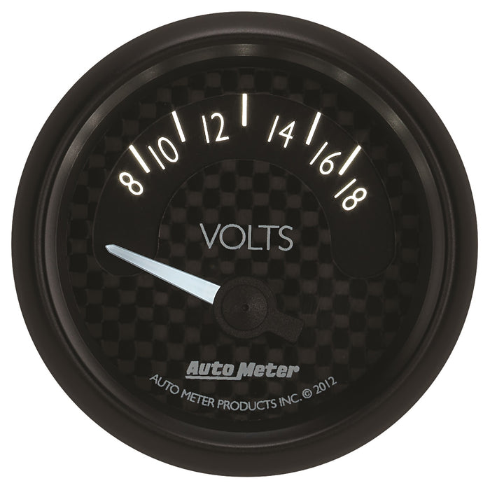 AutoMeter 8092 GAUGE; VOLTMETER; 2 1/16in.; 18V; ELEC; GT - Truck Part Superstore