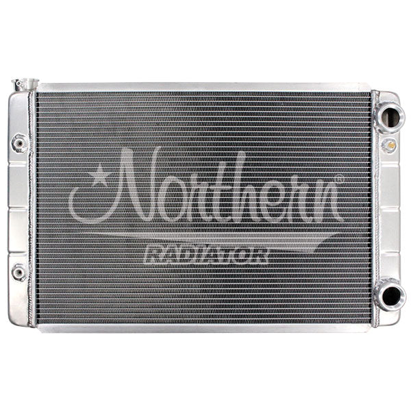 Northern Radiator 204130 Race Pro Radiator - 31 x 19 Double Pass LS Conversion With Threaded Connections - Truck Part Superstore