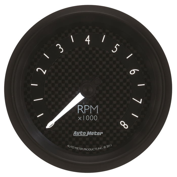 AutoMeter 8097 GAUGE; TACHOMETER; 3 3/8in.; 8K RPM; IN-DASH; GT - Truck Part Superstore