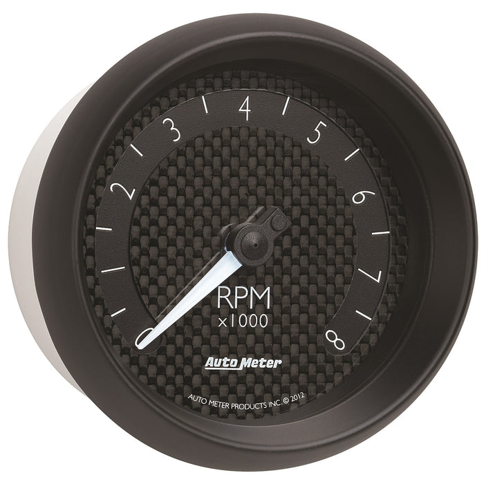 AutoMeter 8097 GAUGE; TACHOMETER; 3 3/8in.; 8K RPM; IN-DASH; GT - Truck Part Superstore