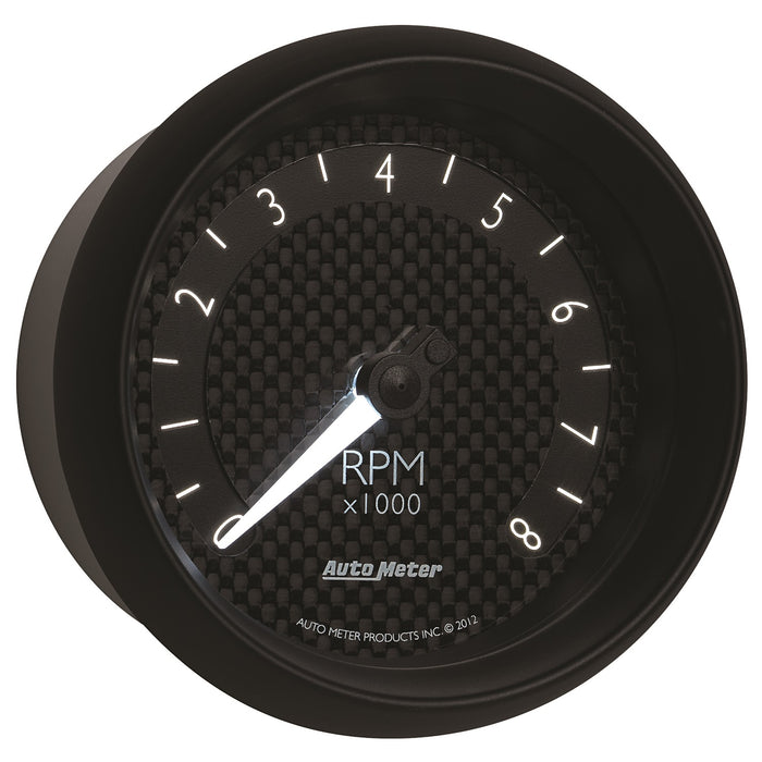 AutoMeter 8097 GAUGE; TACHOMETER; 3 3/8in.; 8K RPM; IN-DASH; GT - Truck Part Superstore