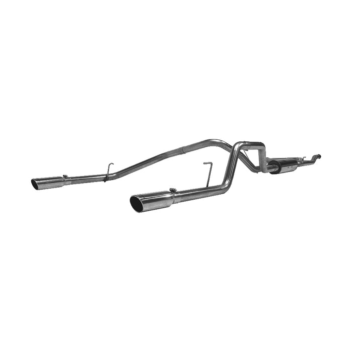 MBRP S5402409 Cat Back Exhaust System Dual Split Rear T409 Stainless Steel For 04-15 Nissan Titan 5.6L MBRP - Truck Part Superstore