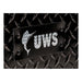 UWS 002-UWSBLACK UWS 002-UWSBLACK Replacement Rivet-On UWS Logo Badge - Truck Part Superstore