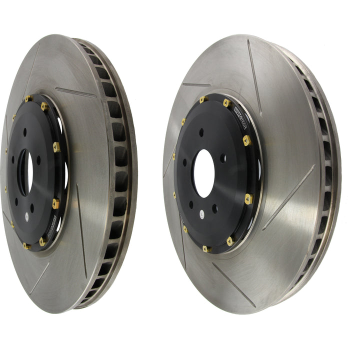 StopTech 81.658.9911 StopTech Two-Piece AeroRotor and Hat Pair; Slotted - Truck Part Superstore