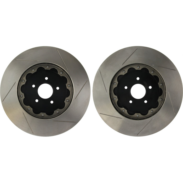 StopTech 81.658.9911 StopTech Two-Piece AeroRotor and Hat Pair; Slotted - Truck Part Superstore