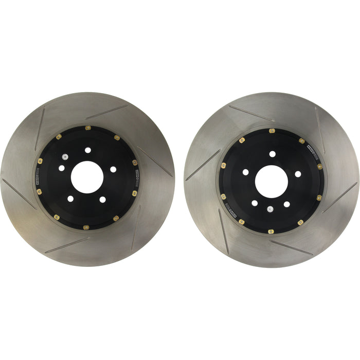 StopTech 81.658.9911 StopTech Two-Piece AeroRotor and Hat Pair; Slotted - Truck Part Superstore