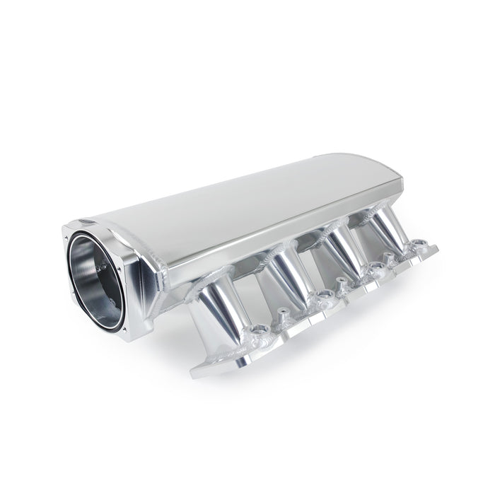 Top Street Performance 81002CA Intake Manifold; TSP Velocity Fab. Aluminum Cathedral Port Straight; Anodized - Truck Part Superstore