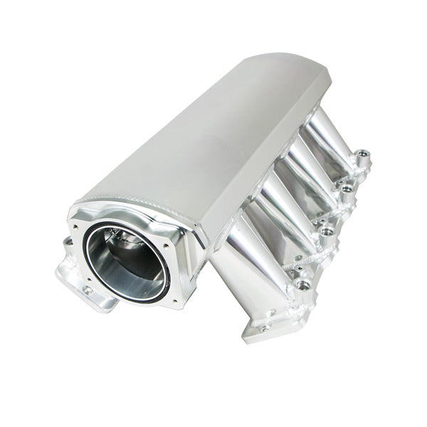 Top Street Performance 81003TCA Intake Manifold; TSP Velocity Fab. Aluminum Rectangle Port Hi-Ram; Anodized - Truck Part Superstore