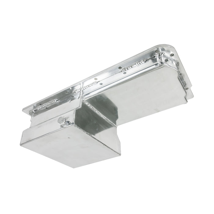 Top Street Performance 81004-P-R GM LSX Rear Sump 7-Quart Polished Fabricated Aluminum Oil Pan - Truck Part Superstore