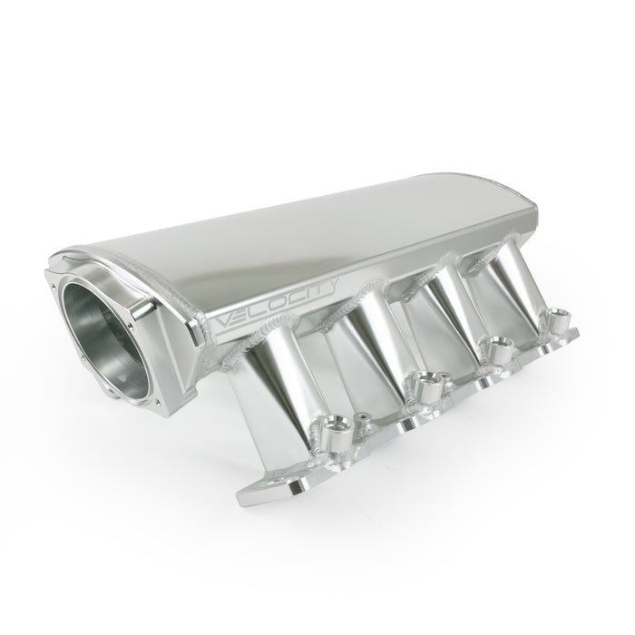 Top Street Performance 81007CA Intake Manifold; TSP Velocity Fab. Aluminum Raised Rectangle Port; Anodized - Truck Part Superstore