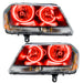 Oracle Lighting 8101-003 SMD Pre-Assembled Headlights, Black, Red - Truck Part Superstore