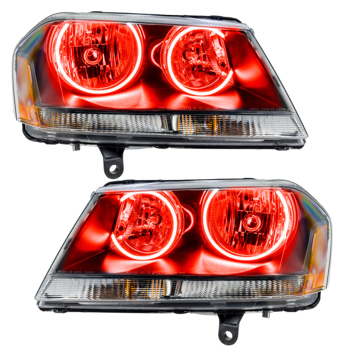 Oracle Lighting 8101-003 SMD Pre-Assembled Headlights, Black, Red - Truck Part Superstore
