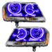 Oracle Lighting 8101-007 SMD Pre-Assembled Headlights, Black, UV/Purple - Truck Part Superstore