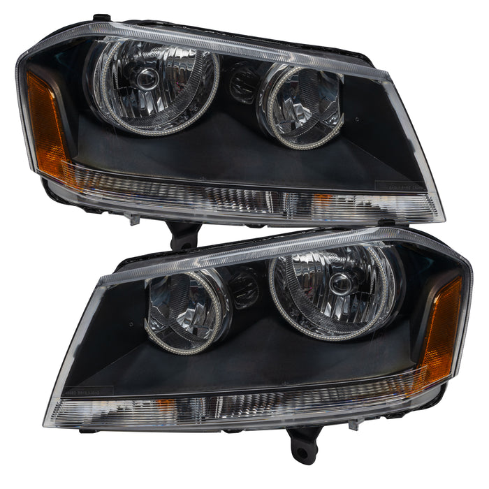 Oracle Lighting 8101-333 SMD Pre-Assembled Headlights, Black Bezel, ColorSHIFT 2.0 - Truck Part Superstore