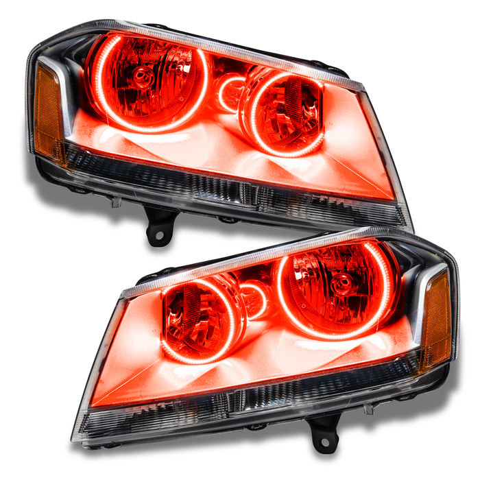 Oracle Lighting 8102-003 SMD Pre-Assembled Headlights, Red - Truck Part Superstore