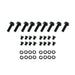 Top Street Performance 81023BK GM LS2 Car Style Black Billet Aluminum Ignition Coil Brackets - Truck Part Superstore