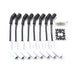Top Street Performance 81028CE 8.5mm Universal LS Black Ignition Wires with 135 Degree Ceramic Plug Boots. - Truck Part Superstore