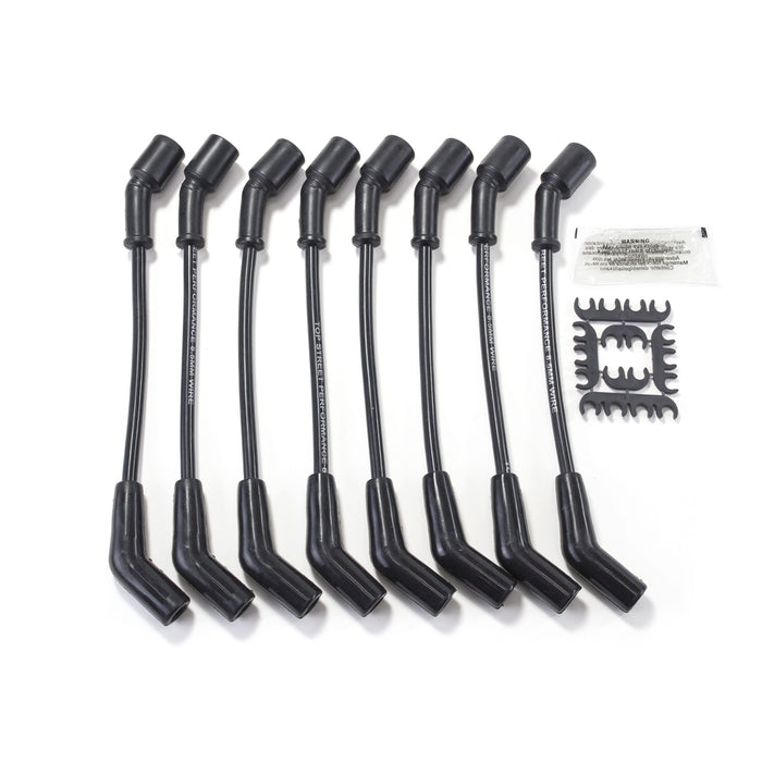 Top Street Performance 81028 8.5mm Universal LS Black Ignition Wires with 135 Degree Plug Boots. - Truck Part Superstore