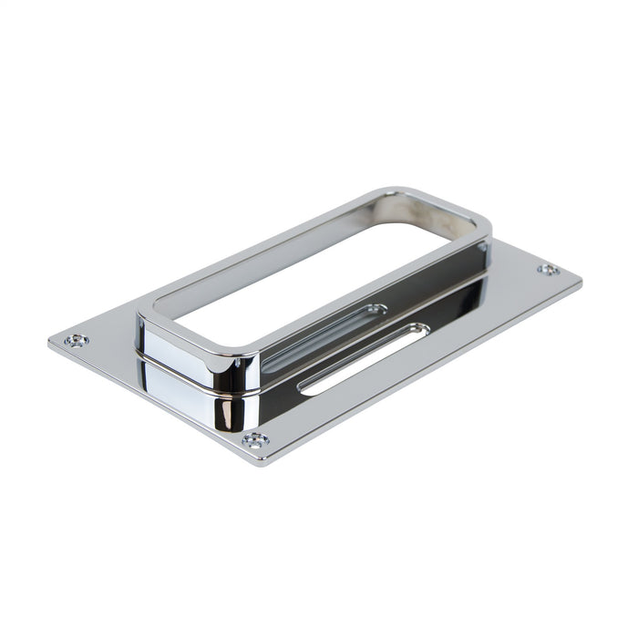 B&M 80893 Automatic Transmission Shift Top Cover; Black Plate; For Hammer; - Truck Part Superstore
