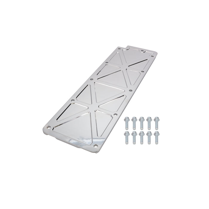 Top Street Performance 81044C LS2/LS3/LS7/LSX Trussed Style Chrome Aluminum Engine Valley Cover. - Truck Part Superstore