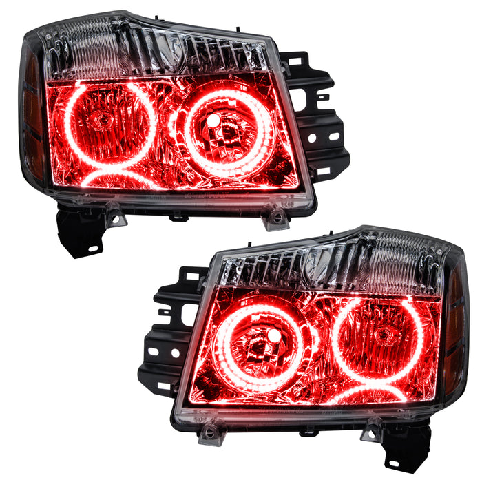 Oracle Lighting 8106-003 SMD Pre-Assembled Headlights, Red - Truck Part Superstore