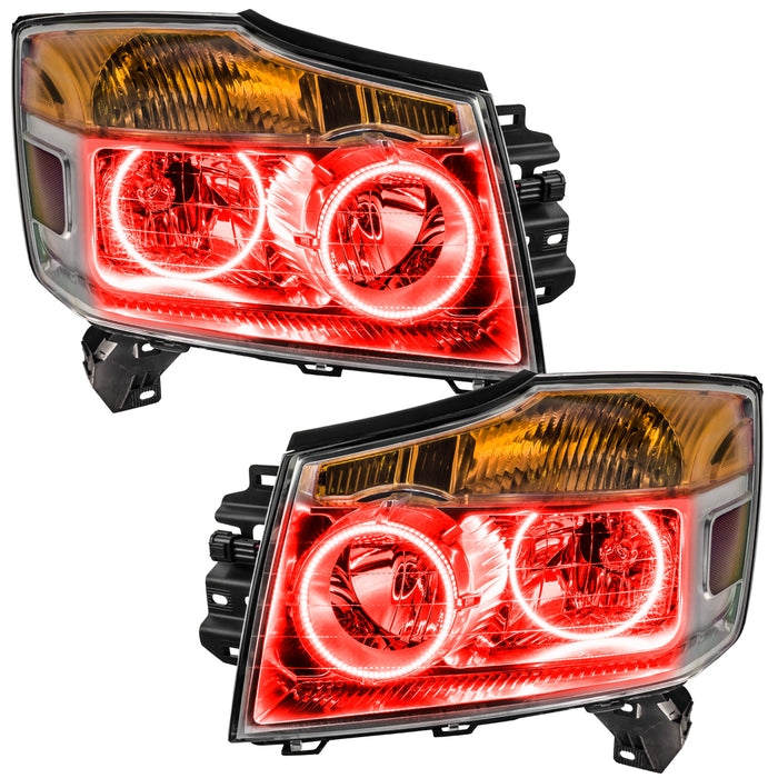 Oracle Lighting 8106-003 SMD Pre-Assembled Headlights, Red - Truck Part Superstore
