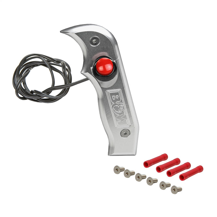 B&M 81060 Magnum Grip Side Plate; Pistol Grip; 12 Volt Button; Incl. Mounting Hardware; - Truck Part Superstore