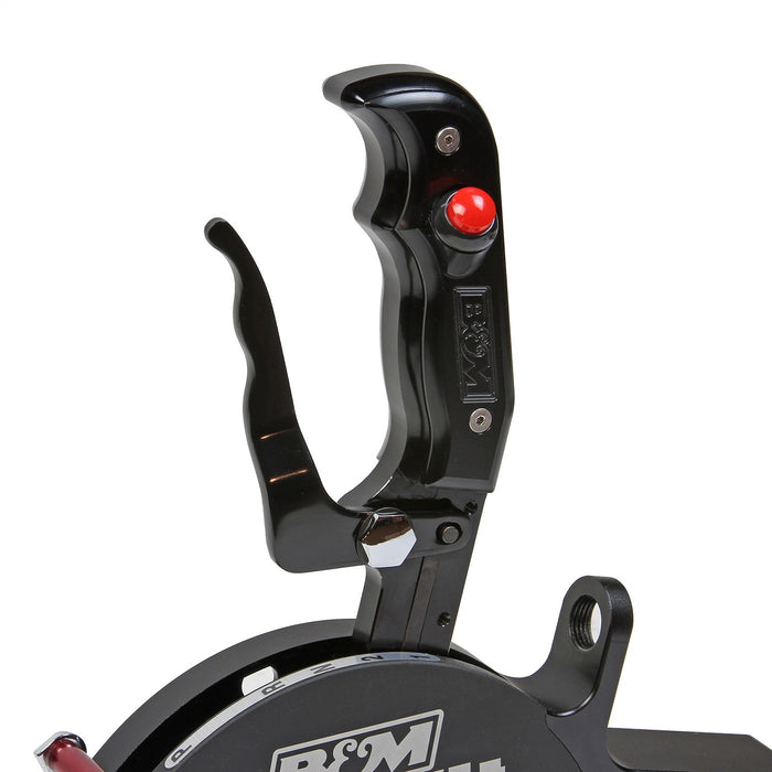 B&M 81063BM Automatic Transmission Shift Knob; Stealth Magnum Grip w/Button Actuator; - Truck Part Superstore